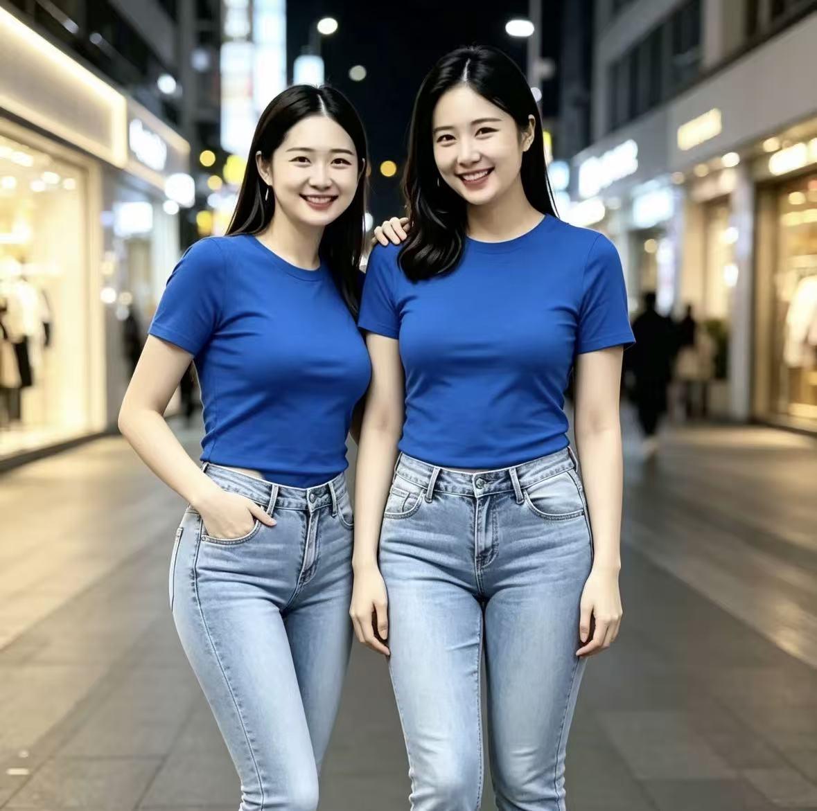 这姑娘和女人区别还是挺明显的，
下面这两位美女有一位还结婚，你能看出来是哪一位吗