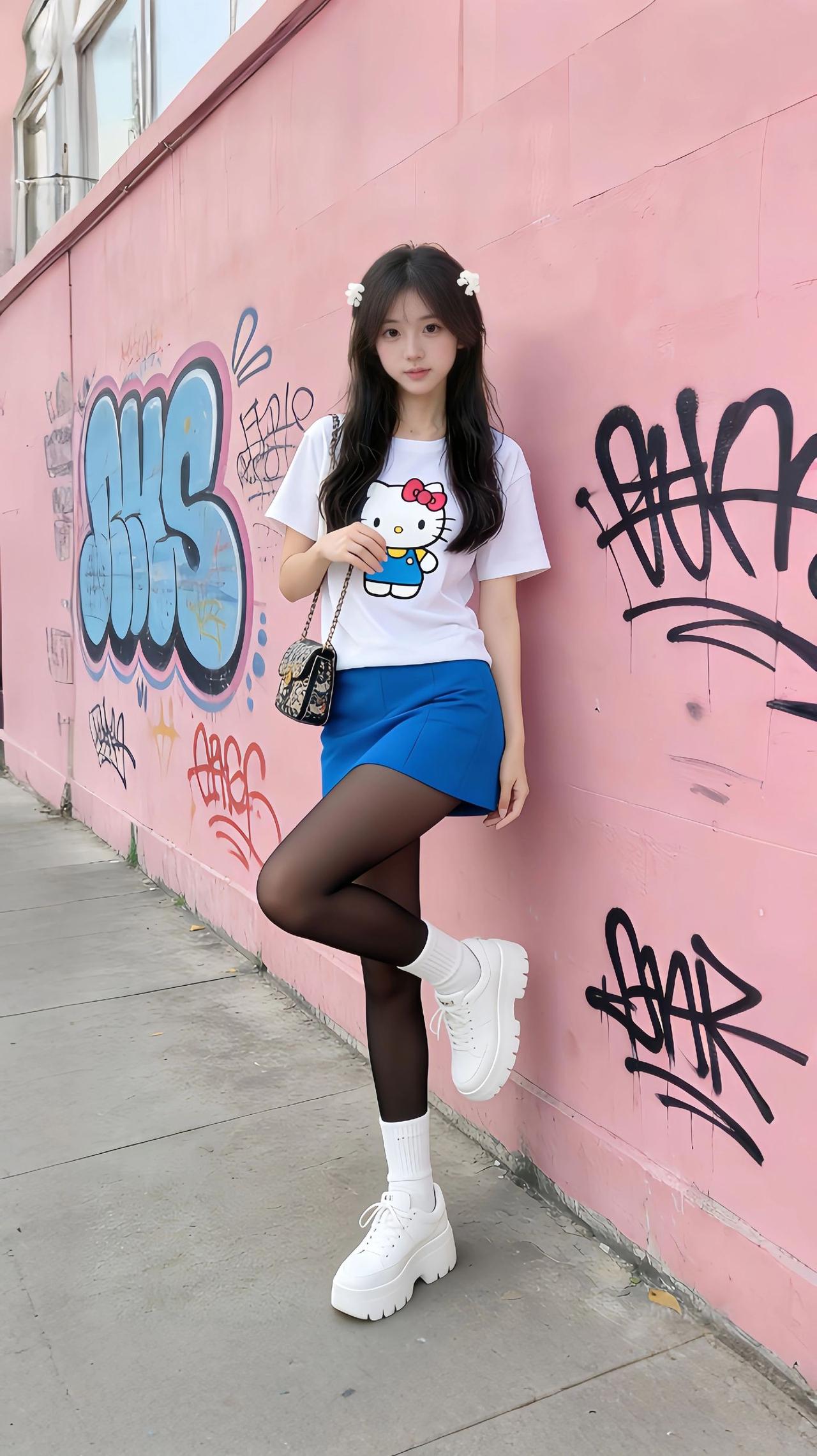 Hello Kitty 穿搭指南，甜美可爱，快来打卡！💖👗👟