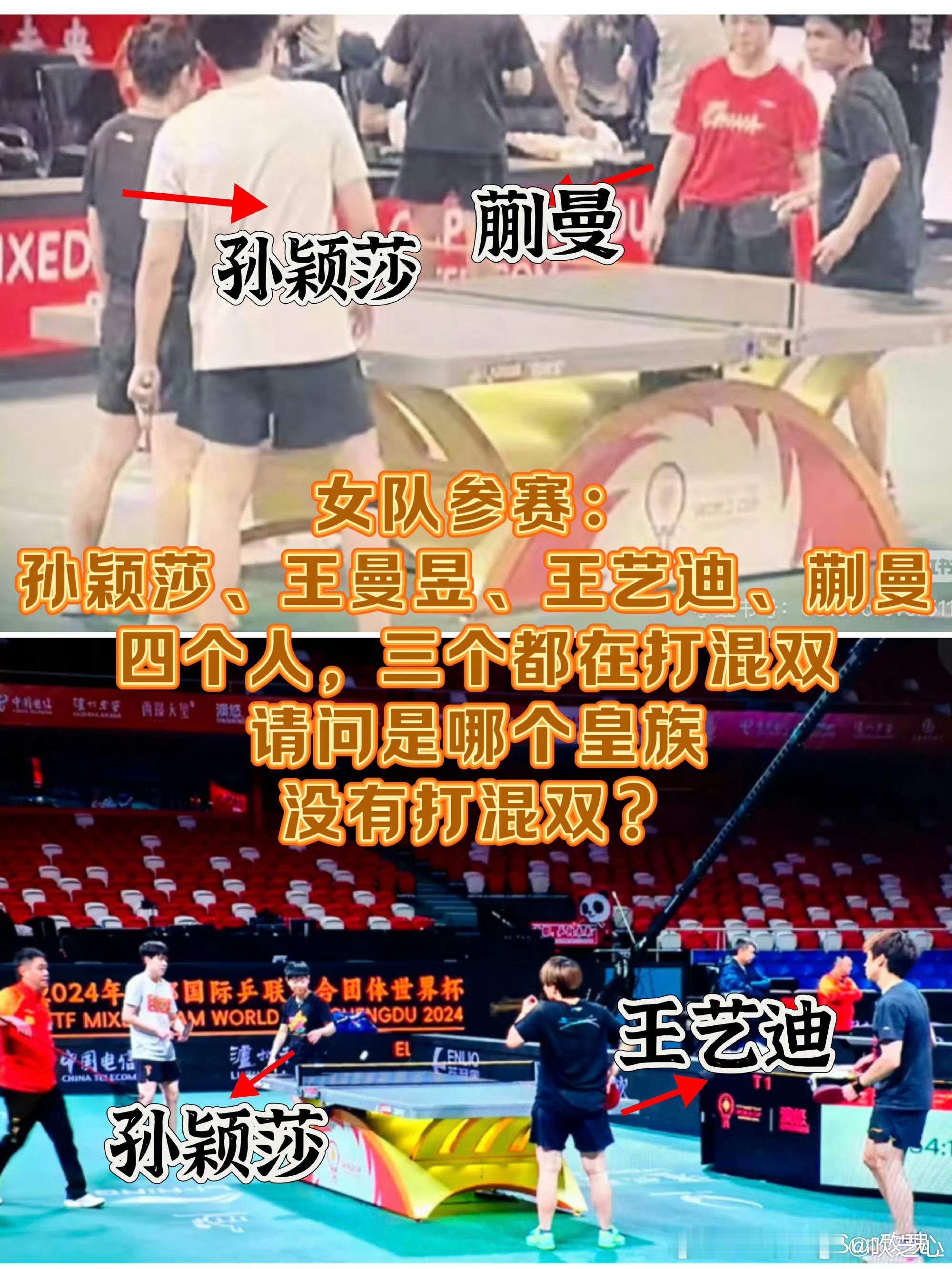 国乒今日再战罗马尼亚队 某些人作为世界排名第二单打次数已经越位世一，wmy粉丝单