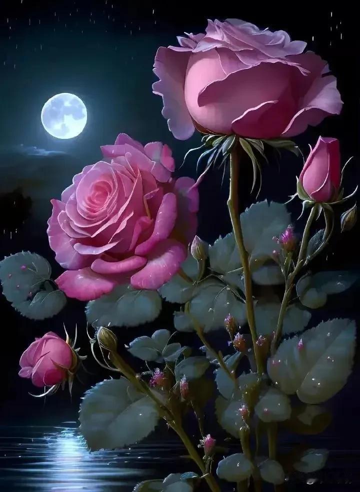 夜色阑珊
月光皎洁
花儿静静地盛开
缓缓打开心扉
向夜色诉说着
藏在心底的秘密