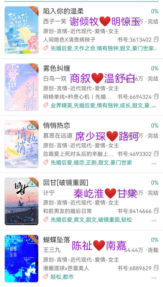 码住超甜!今年最好看的都市先婚后爱文!