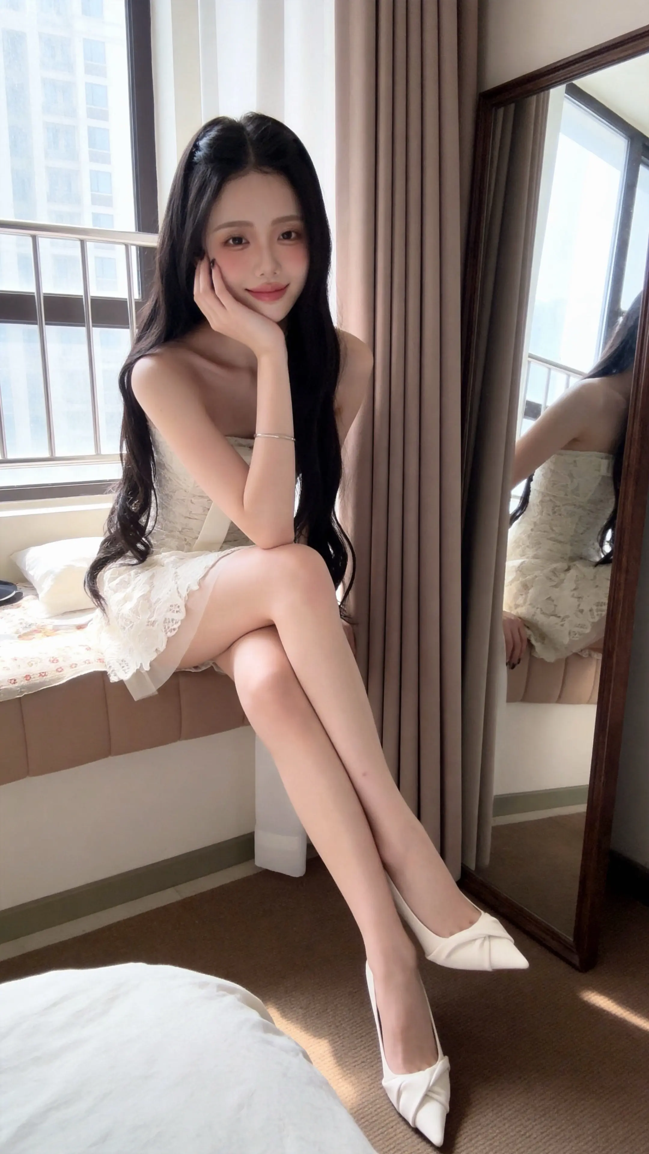 我假装大方～