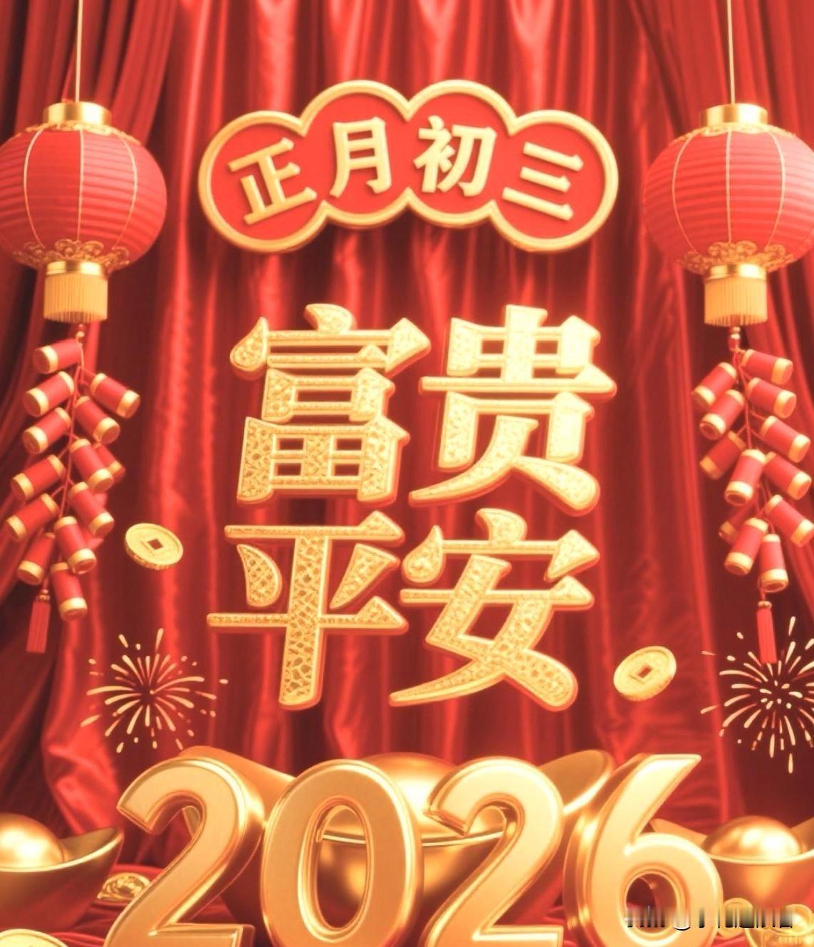 大家知道吗？大年初三在民间其实是个挺有意思的日子，它有好几个名字呢，每个名字背后