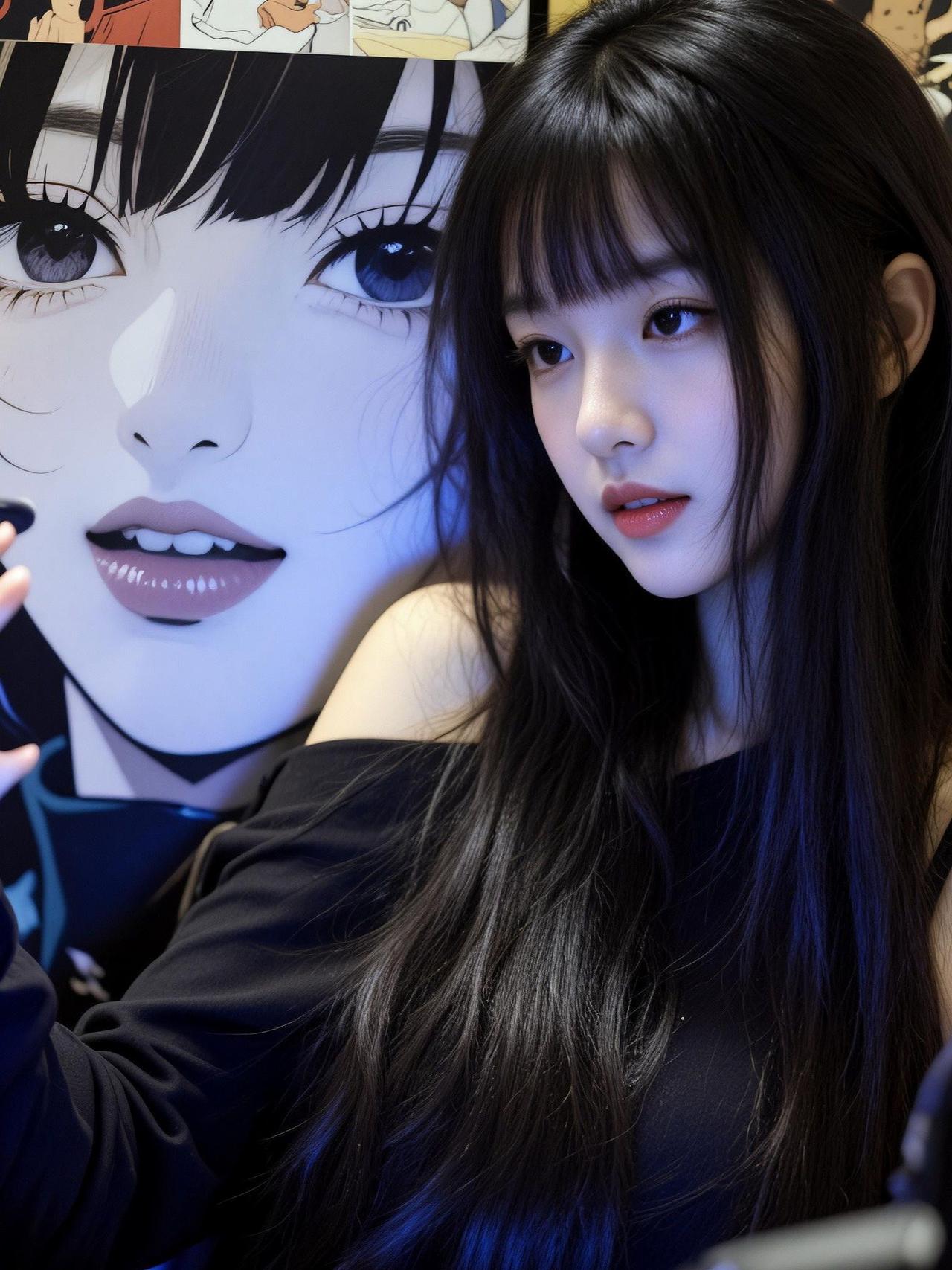 AI动漫风自拍 抖音ai创作 遇到动漫世界的另一个我