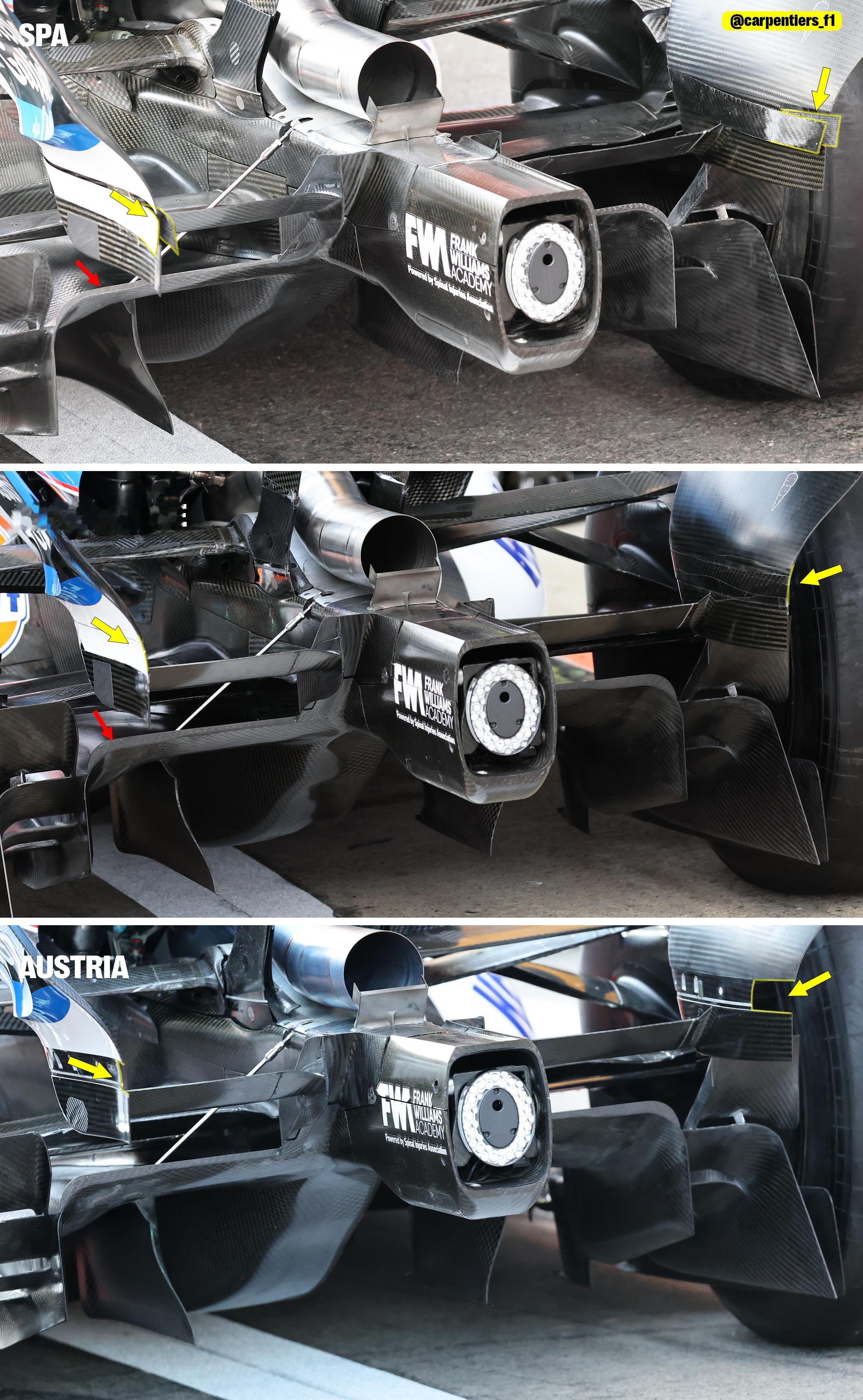 F12026F1匈牙利大奖赛 威廉姆斯会根据不同赛道特性，调整扩散器。 