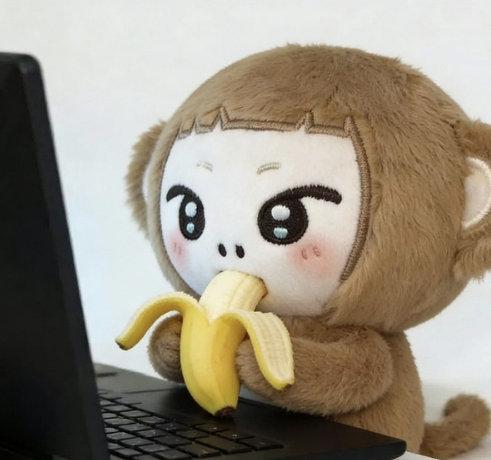 我在这里放一只小猴然后去上下午的课你们帮我看一下 