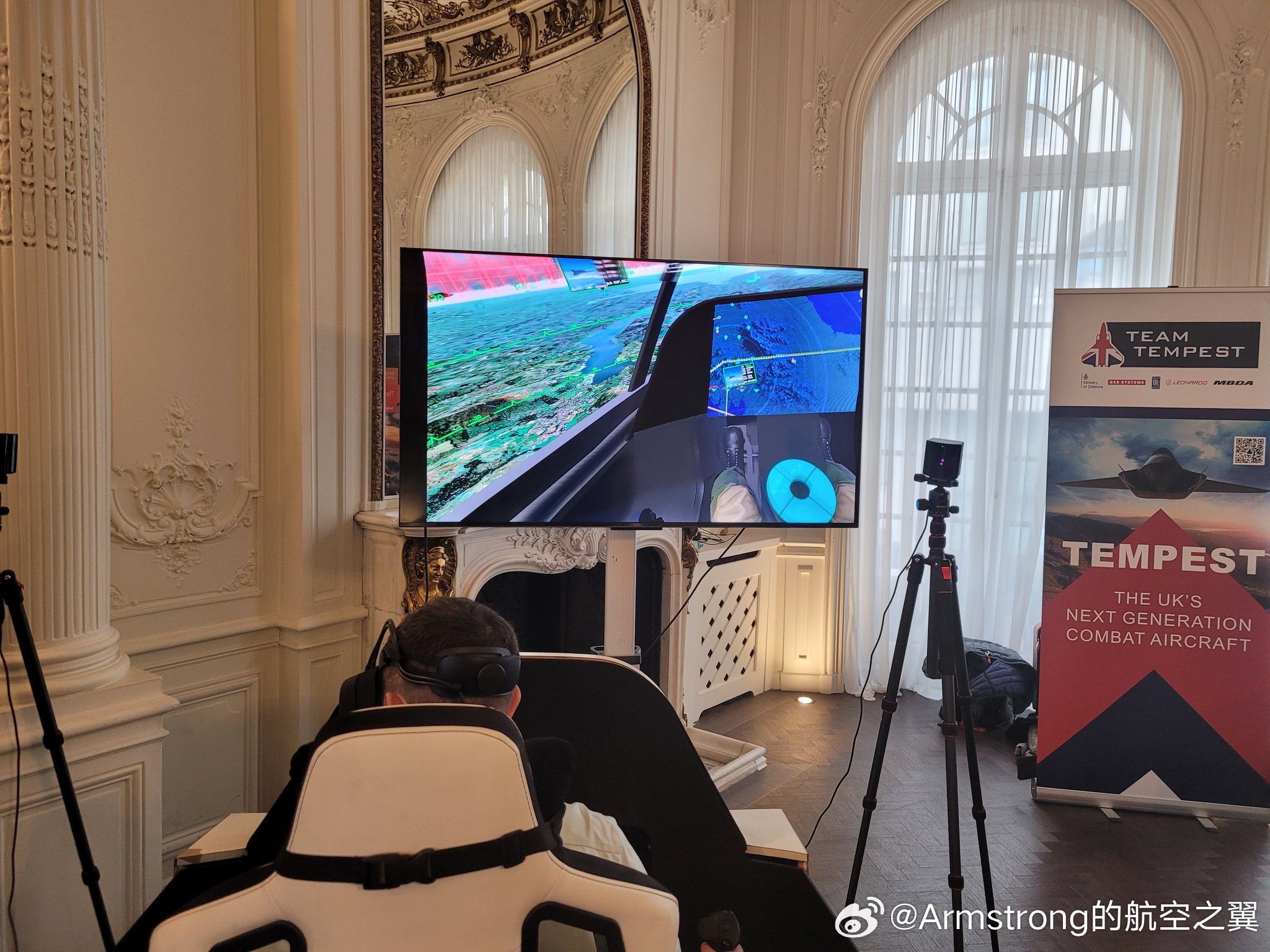 英意日GCAP战斗机模型与座舱设计 ​​​