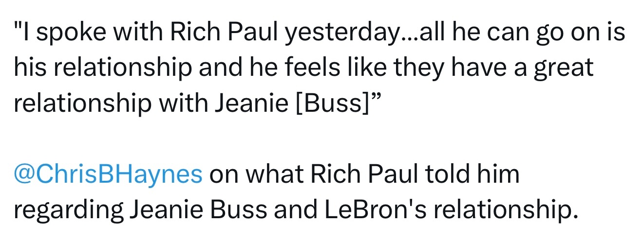 Chris Haynes在节目中表示，他昨天和里奇·保罗￼进行了交流，保罗认为他