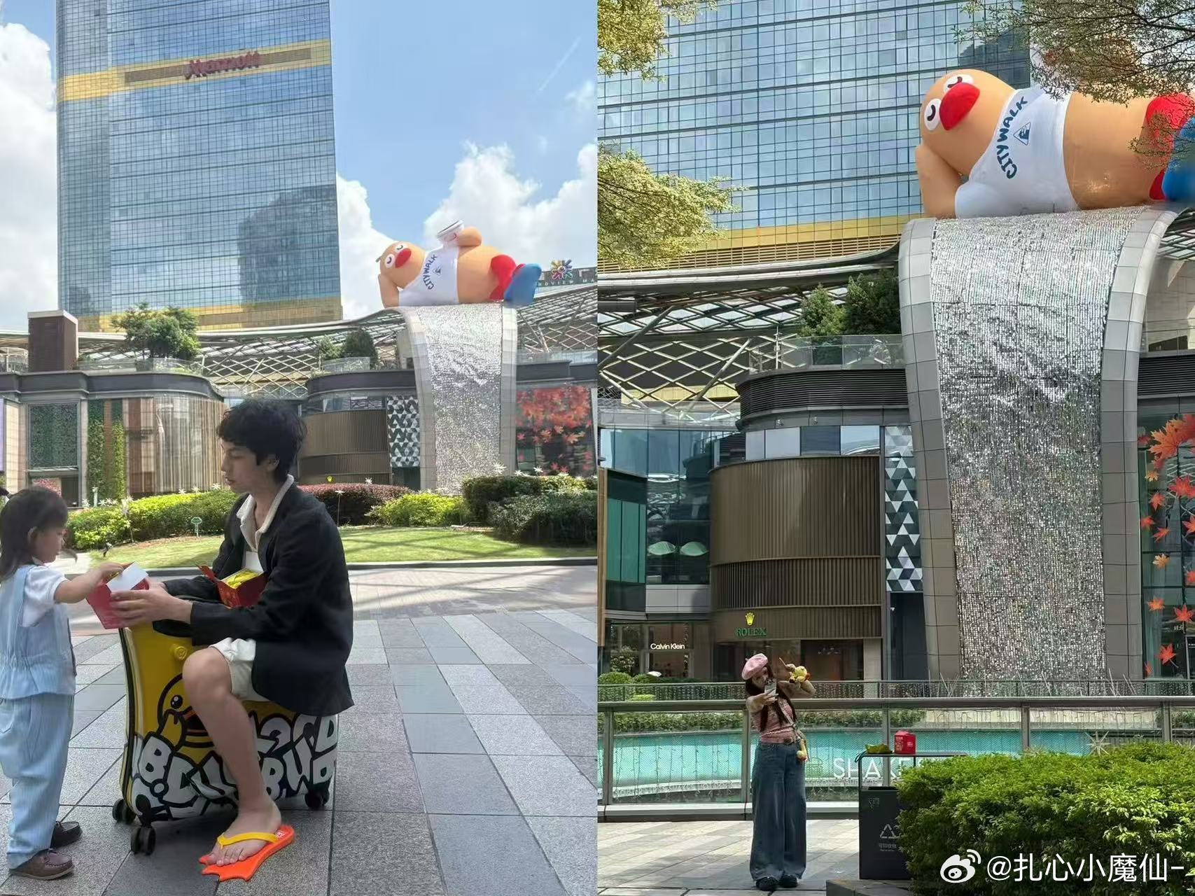 坐在工位看不得这么悠闲的鸭 刚刷到了这“躺平鸭”，妥妥的人生赢家啊，拿着咖啡舒服