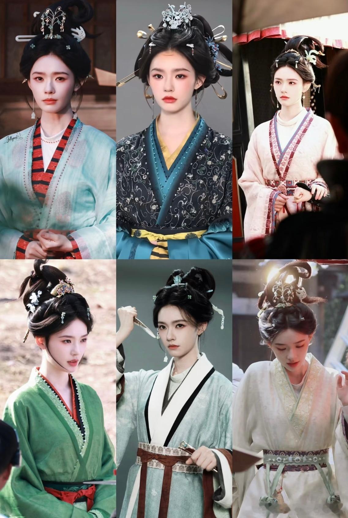 《归鸾》林允好看的发型挺多的 