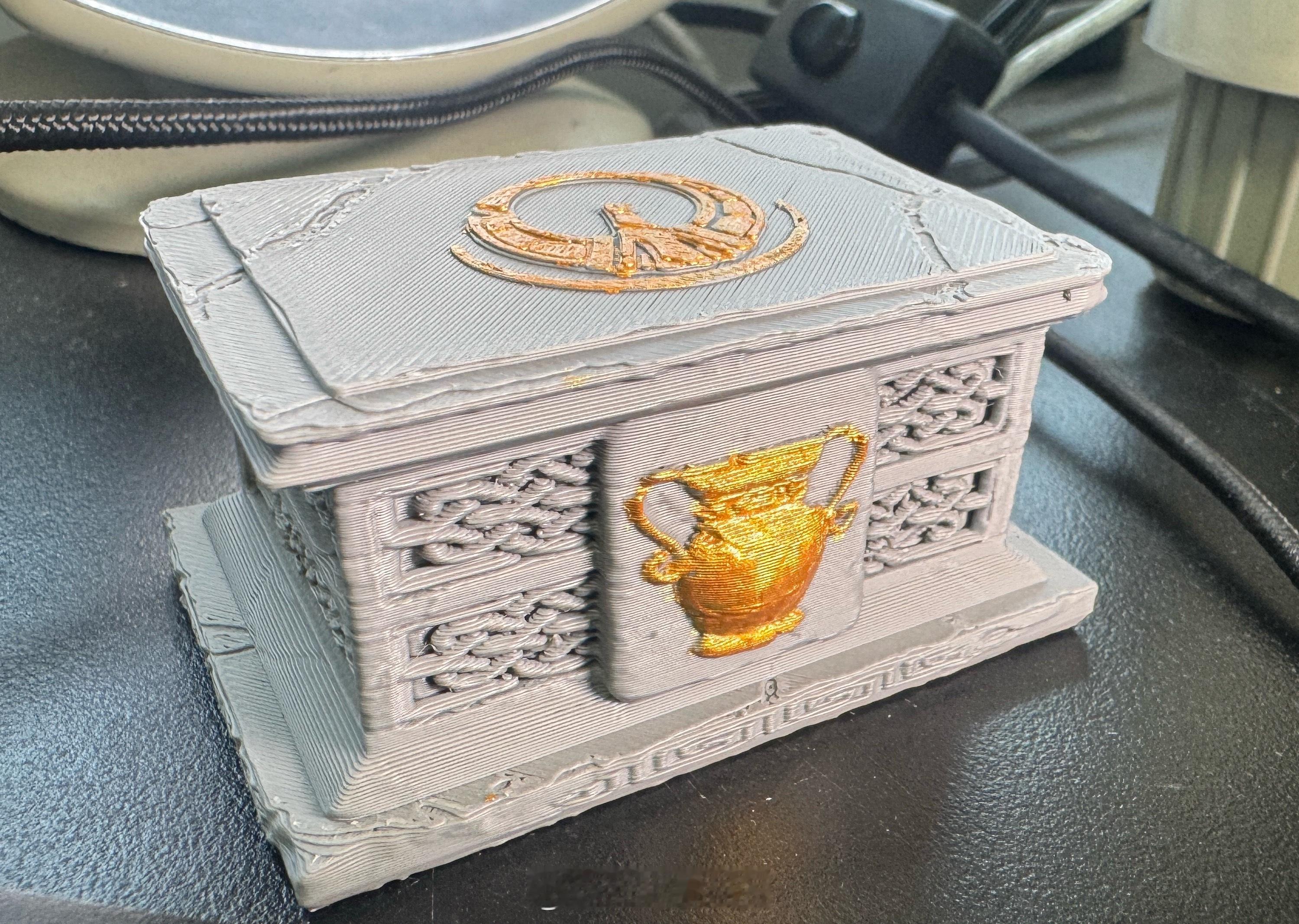 3D打印加涂装，水瓶座圣衣底座[努力]我的日常plog ​​​