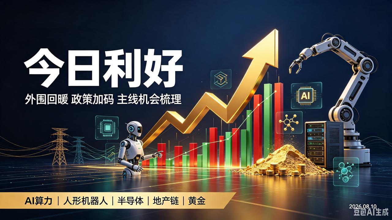 2026年8月10日（周一）今日利好汇总
 
风险提示：资讯仅作信息整理，不构成