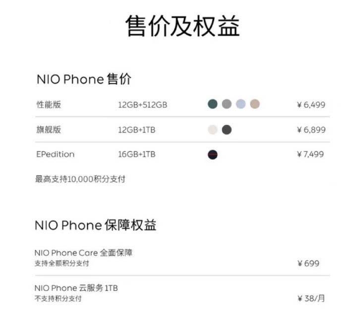 蔚来手机这售价，有点遥遥领先啊。[泣不成声]