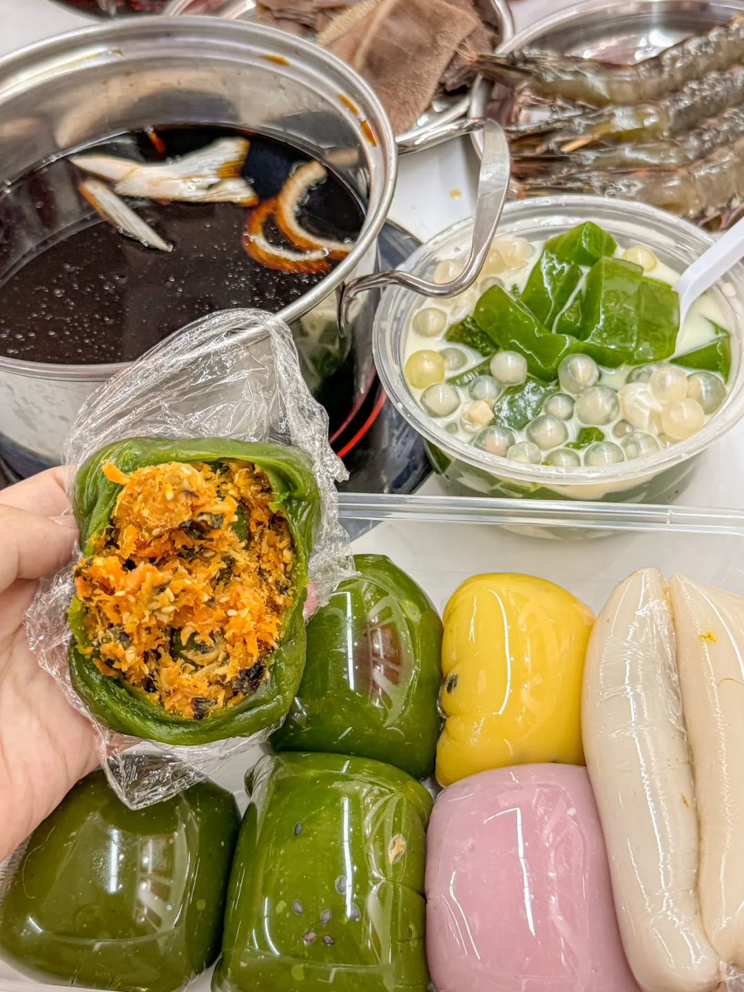 我发现了火锅的黄金搭档耶✌