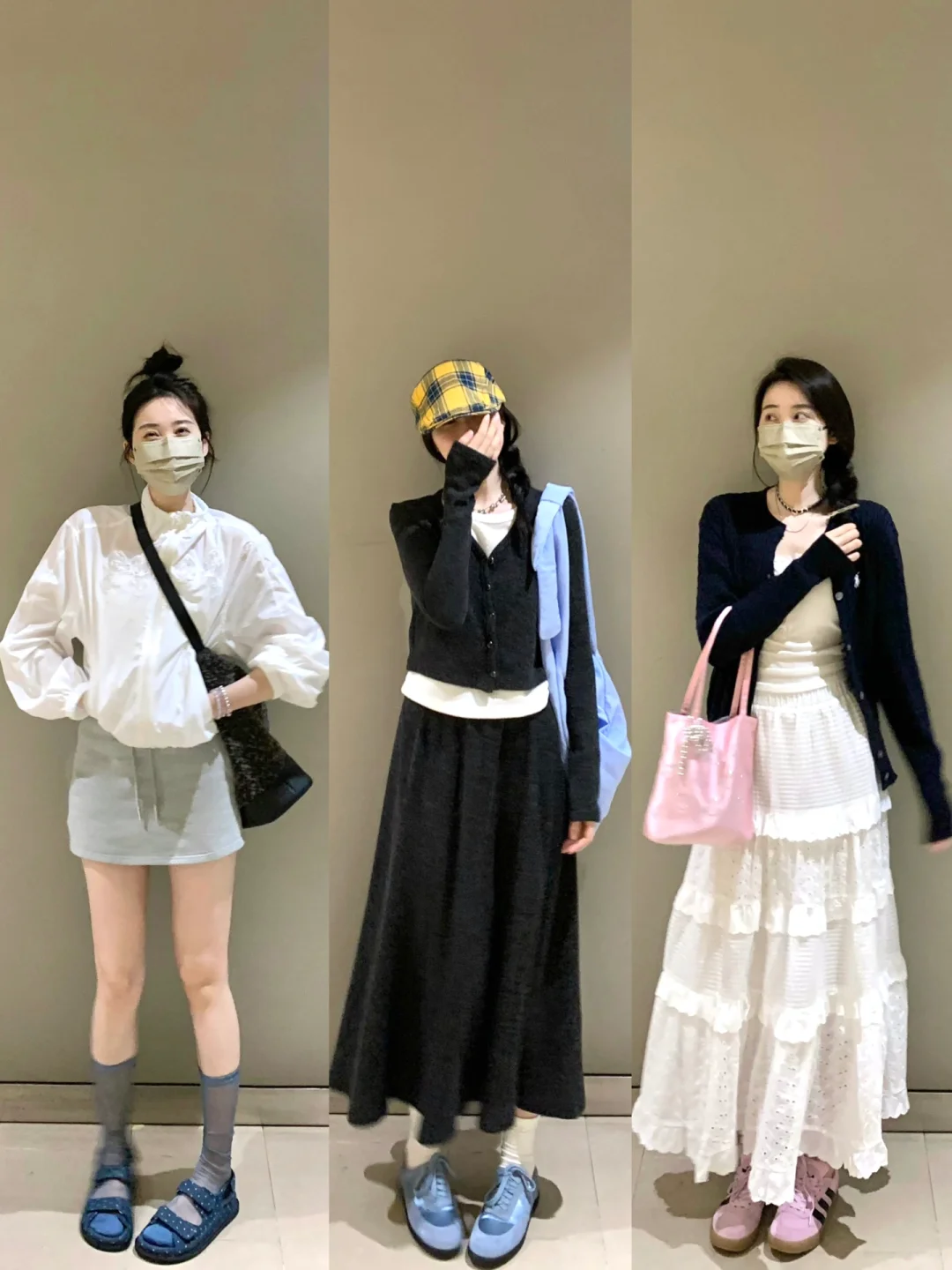春末夏初的一些韩系搭配look！！！