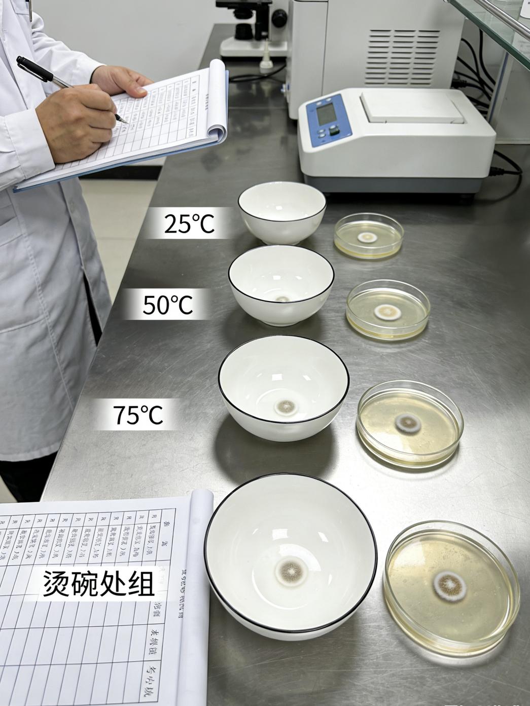 实验室里的科学探索：温度对微生物生长的影响
