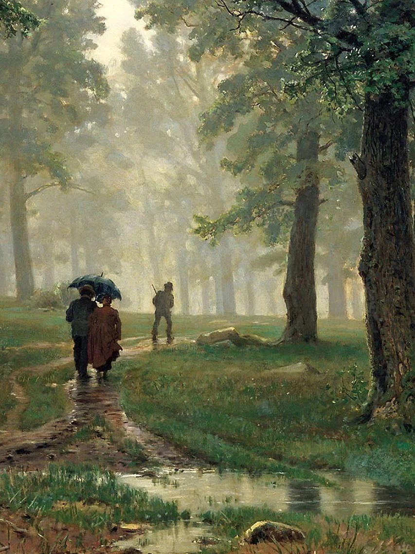 这雾蒙蒙的的细雨，画面氛围感和表现力太强