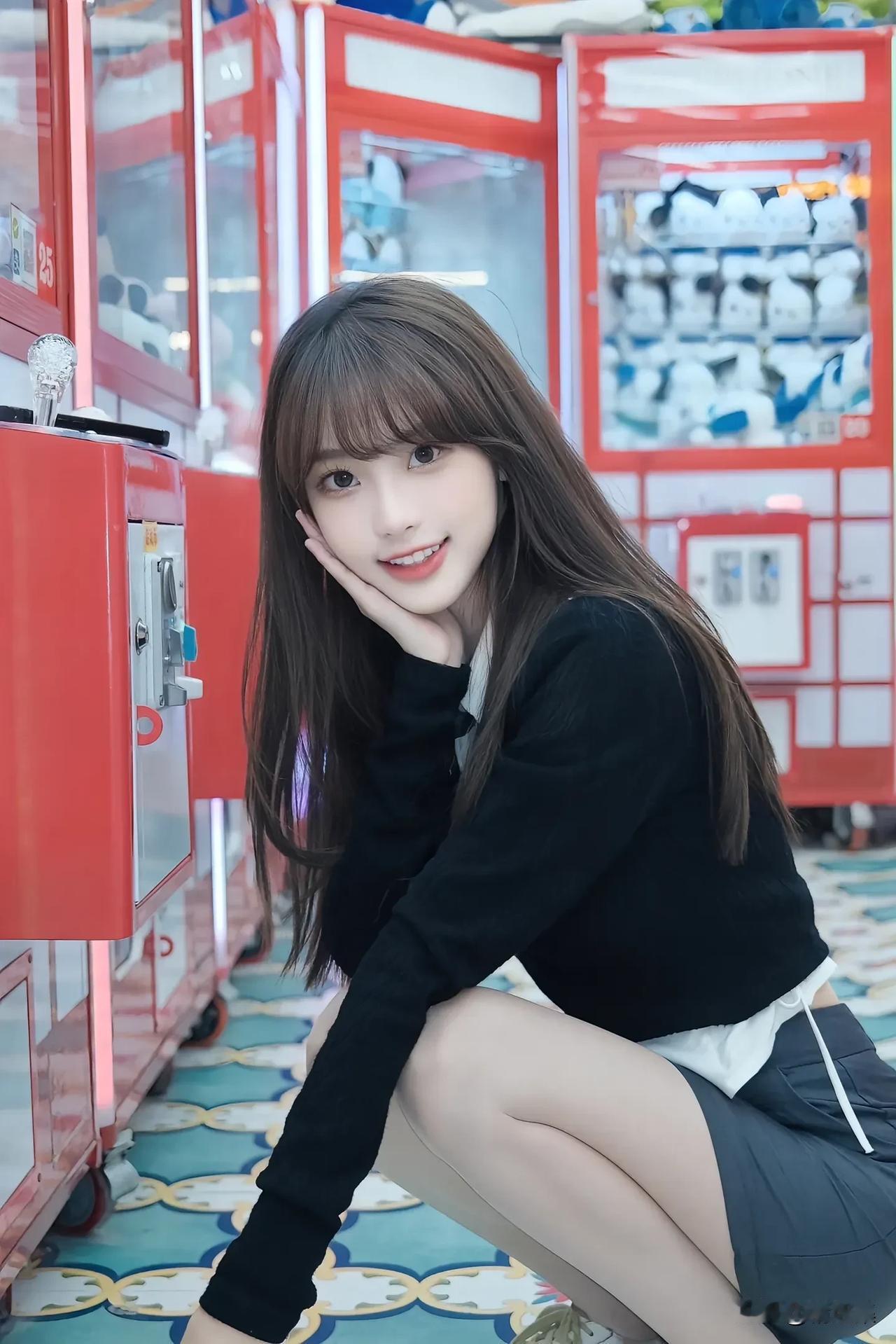 红妆映笑颜，粉黛映春光。