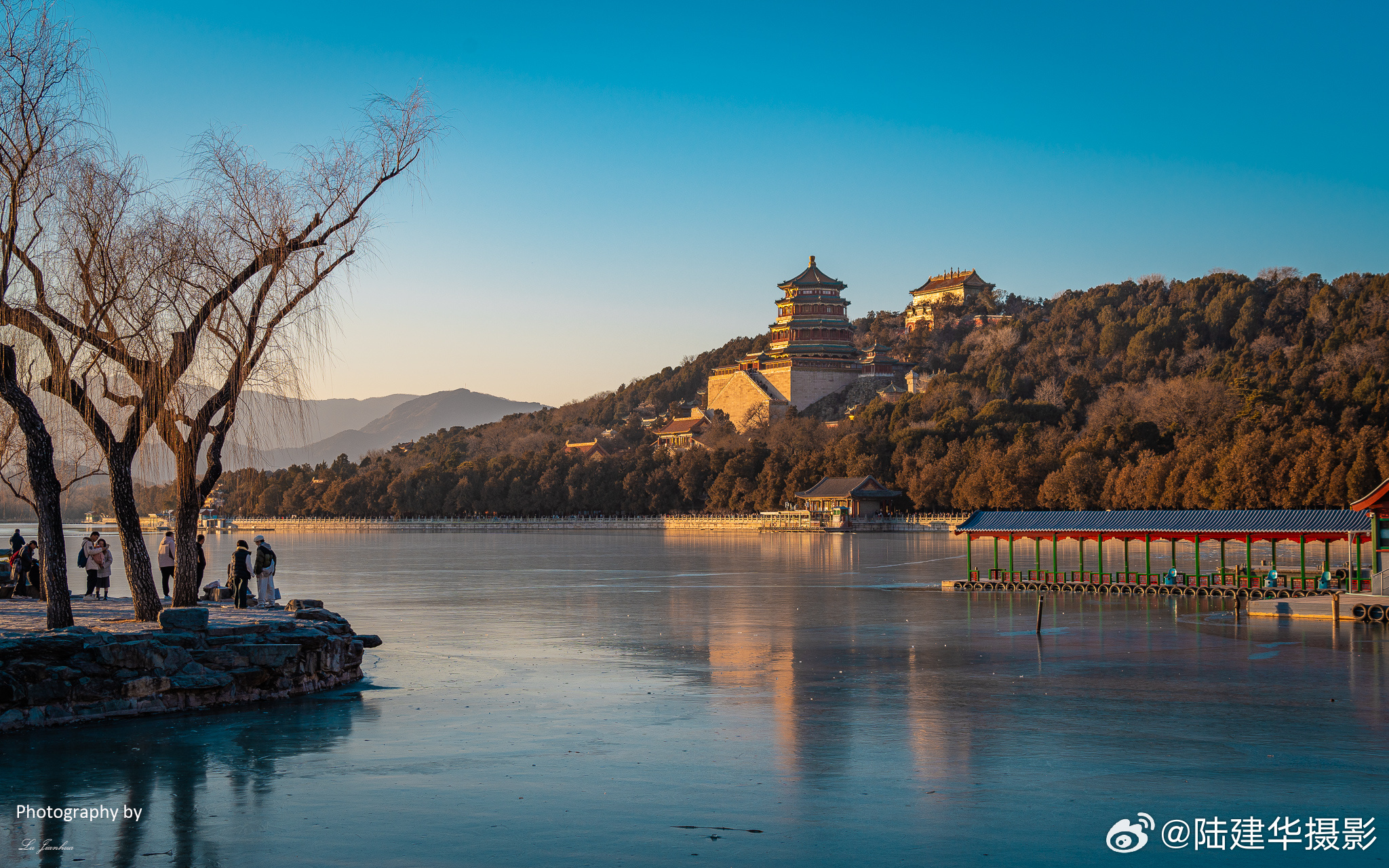 【颐和园冬日游记】🎨冬天的颐和园，宛如一幅泼墨山水画卷，每一笔都充满了冬日的气