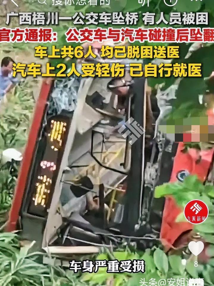 梧州云龙大桥一幕，让人揪心不已……
 
梧州西江岸边，原本平静寻常的午后，被一声