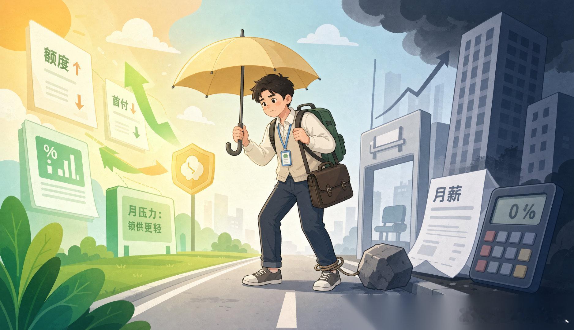 差点以为天上掉馅饼了，仔细一扒拉，还是那个味儿。 对比一下就懂了：去年买房用公积