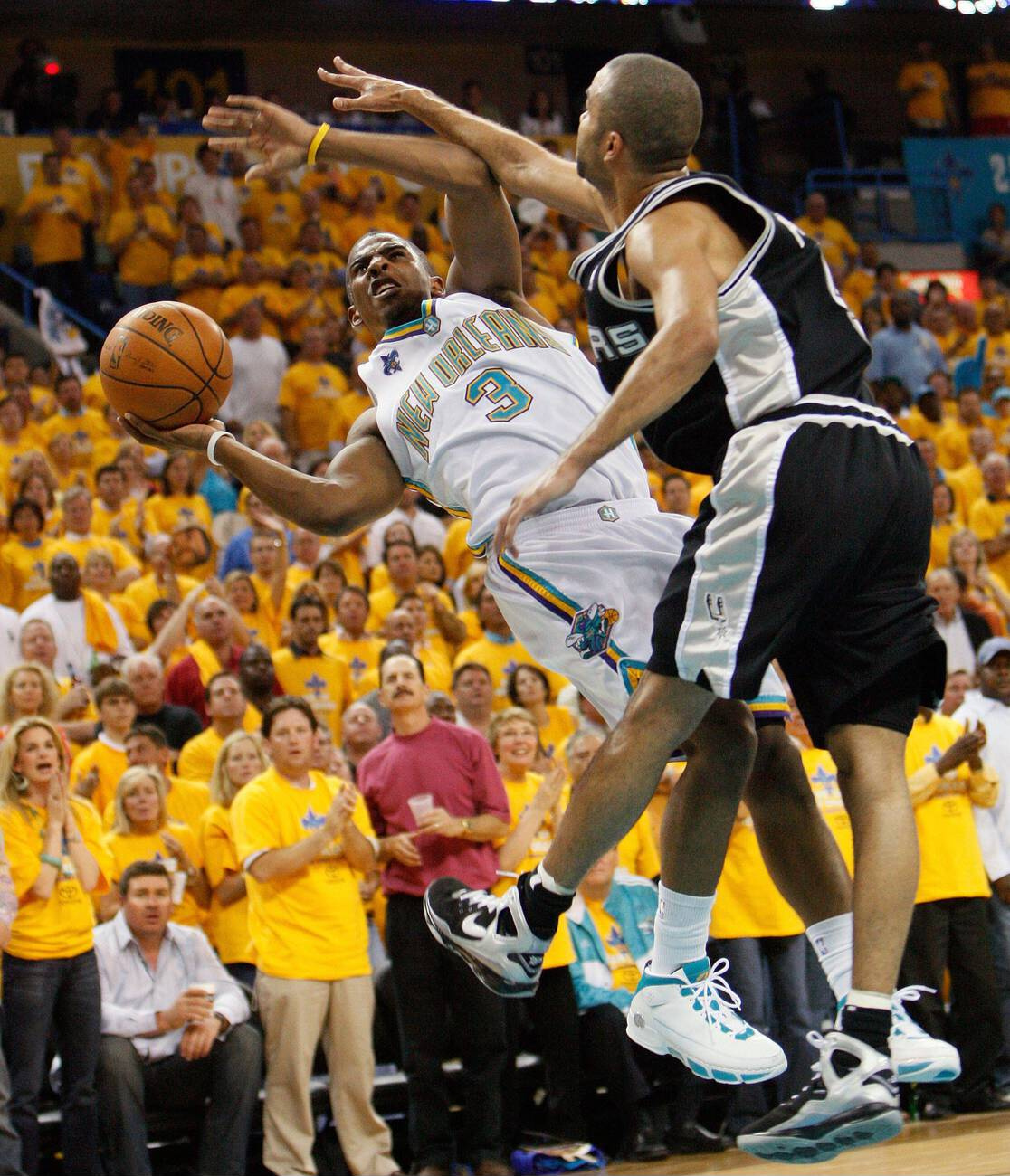 Chirs Paul的腰腹能力 