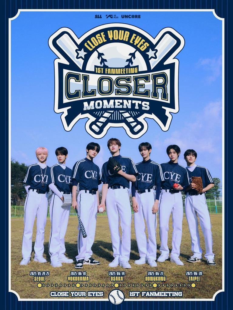CLOSE YOUR EYES 将举办出道后首次FANMEETING城市包括首尔