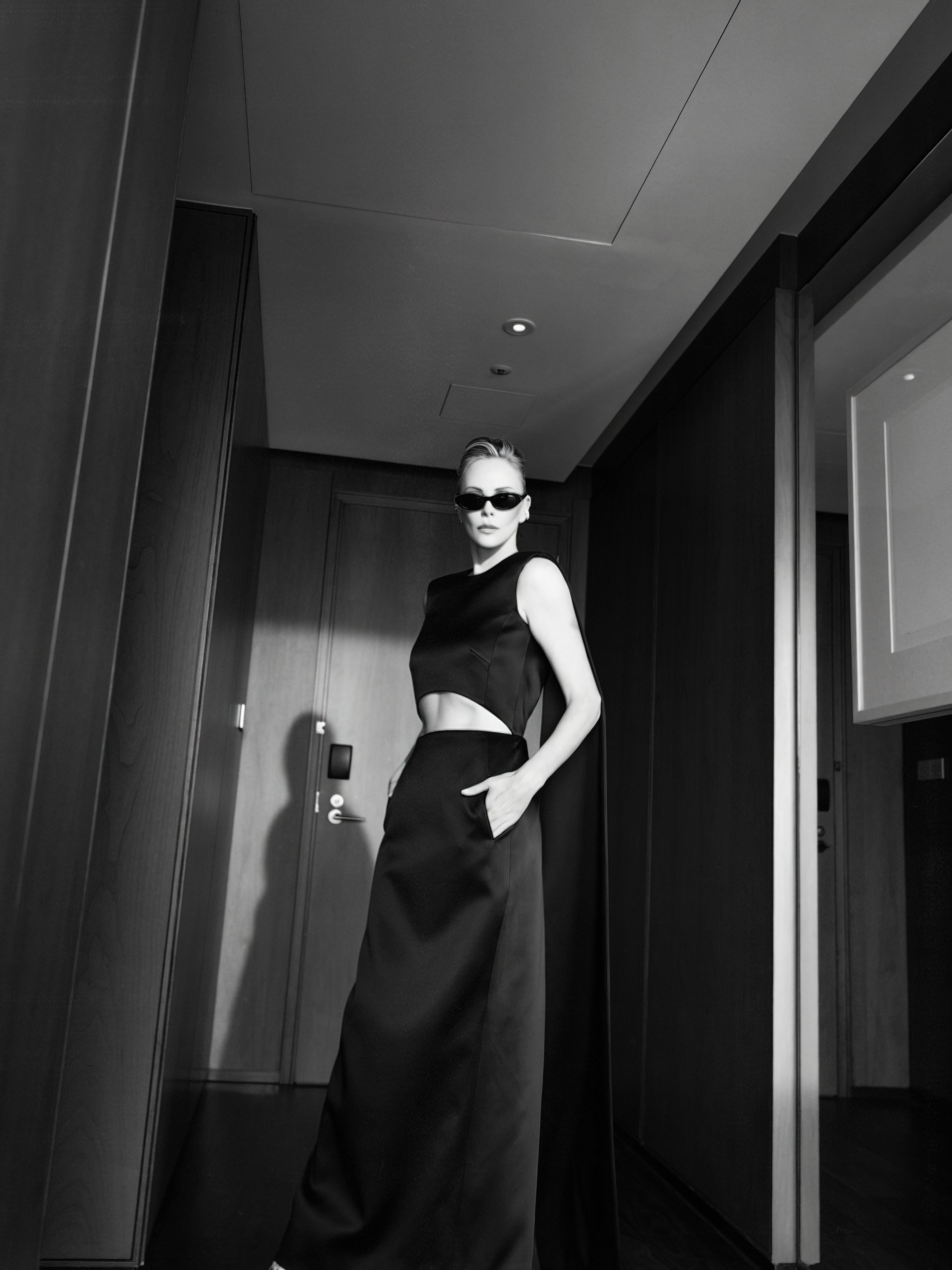 Charlize Theron in CELINE 塞皇身着CELINE亮相电影