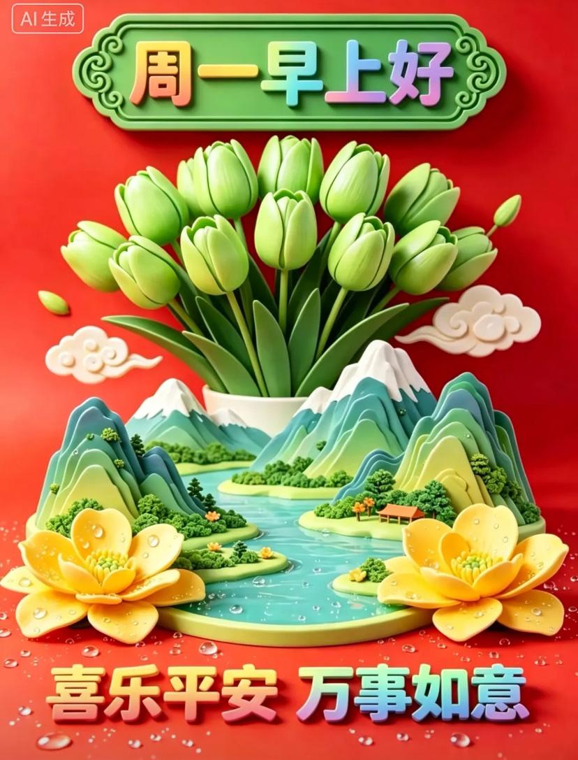 🌺☘️6./1.晨风拂新朝.生活满是惊喜🌺

🌈六月流光溢彩，精彩接踵而至
