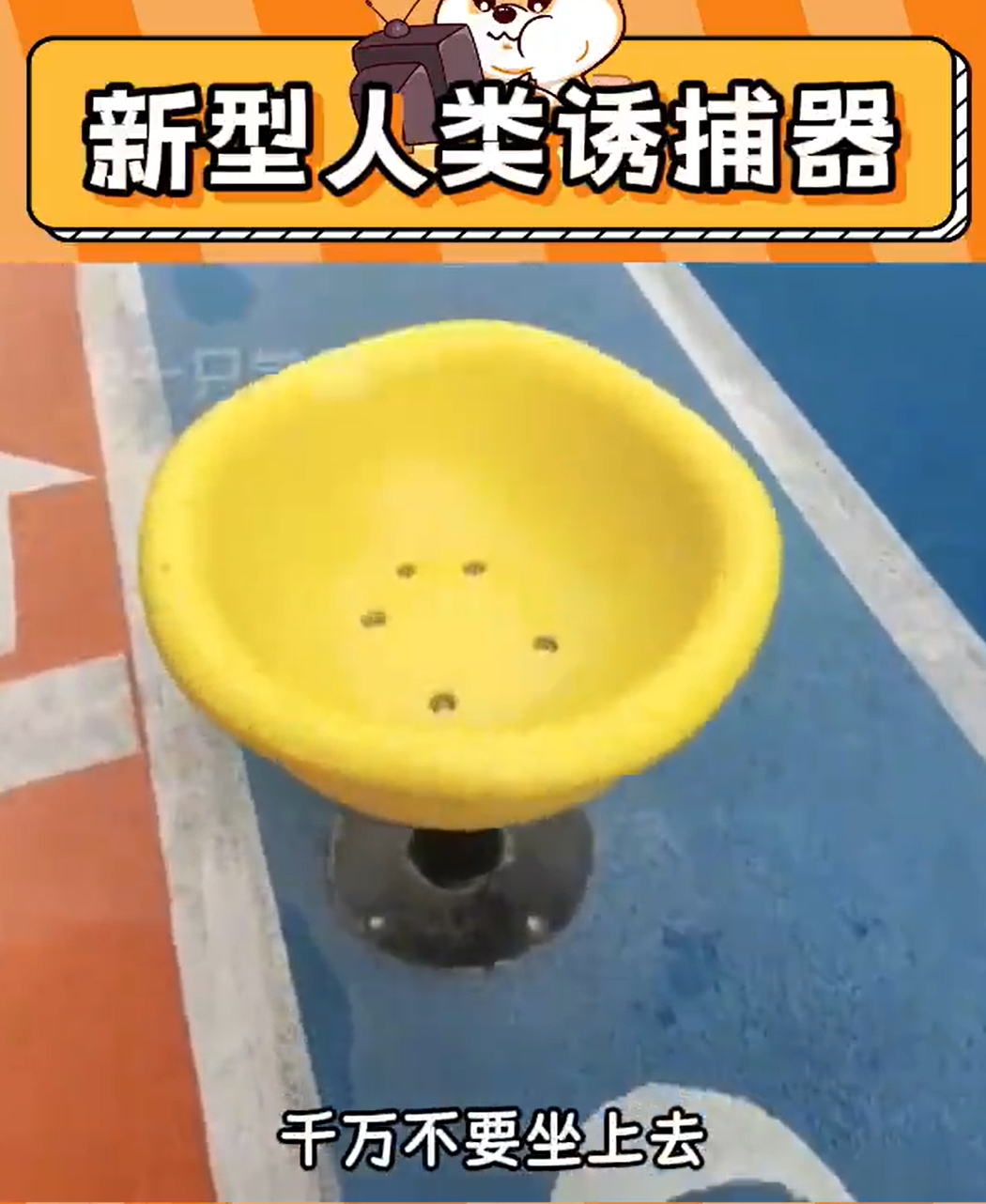 千万不要坐公园的碗状转椅我怎么没看见有这个？真的很想玩啊