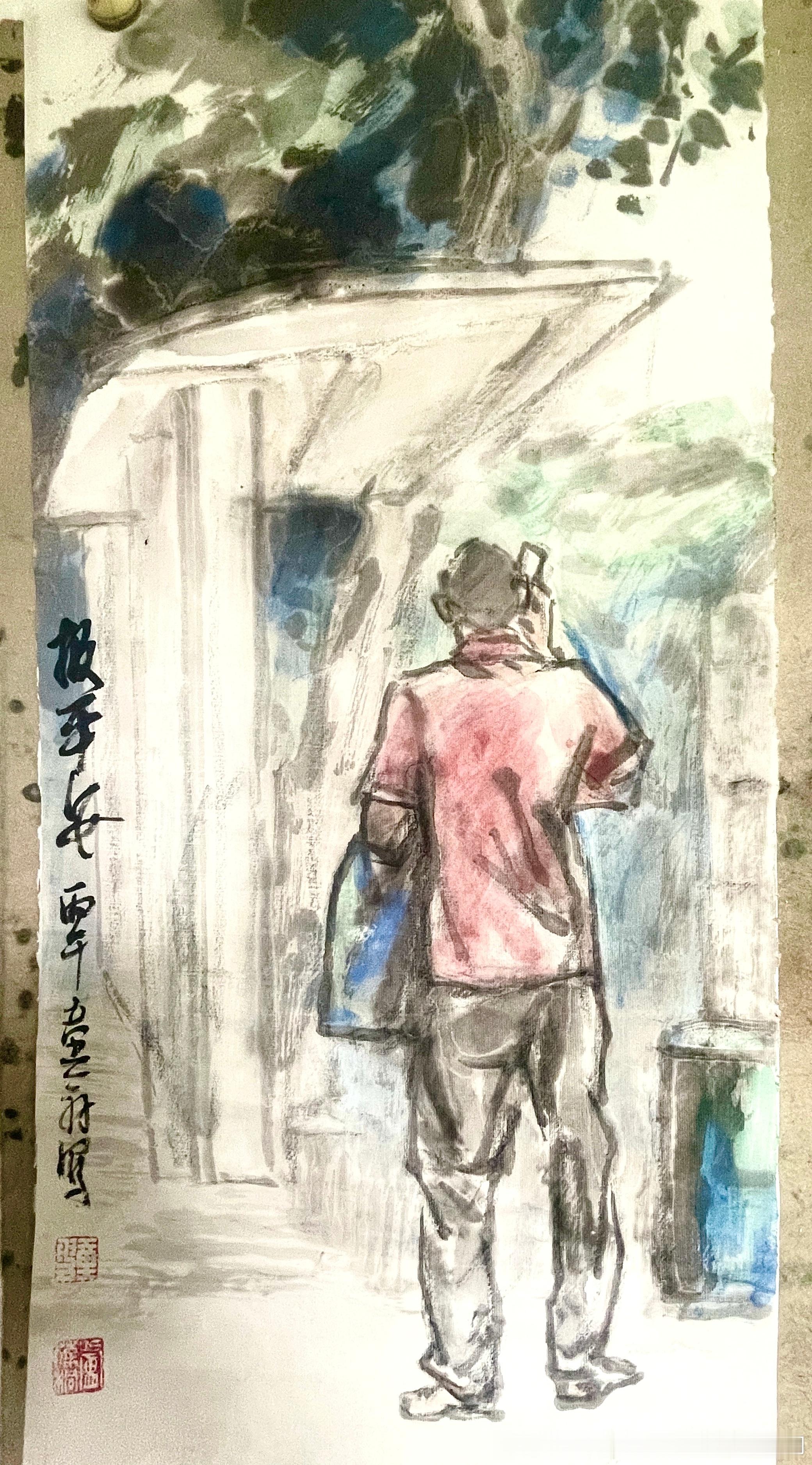 卢氏水墨  报平安 