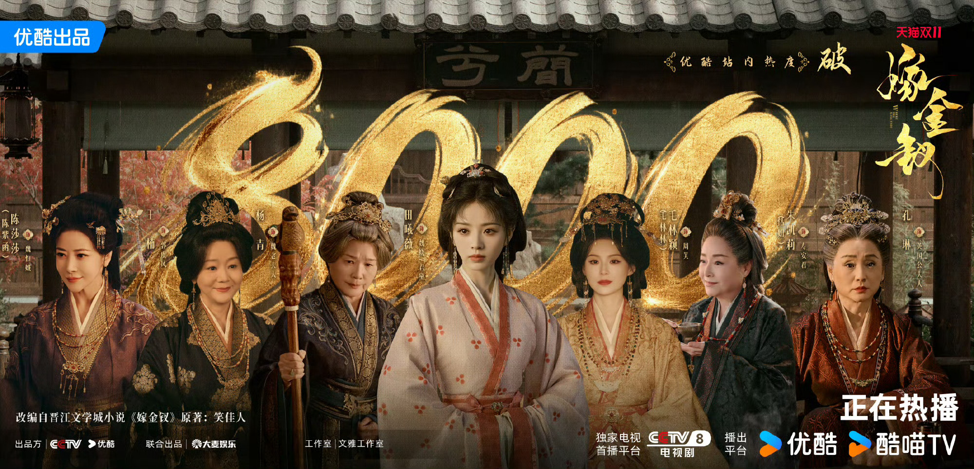 嫁金钗热度破8000了！！继续upup！！ ​​​