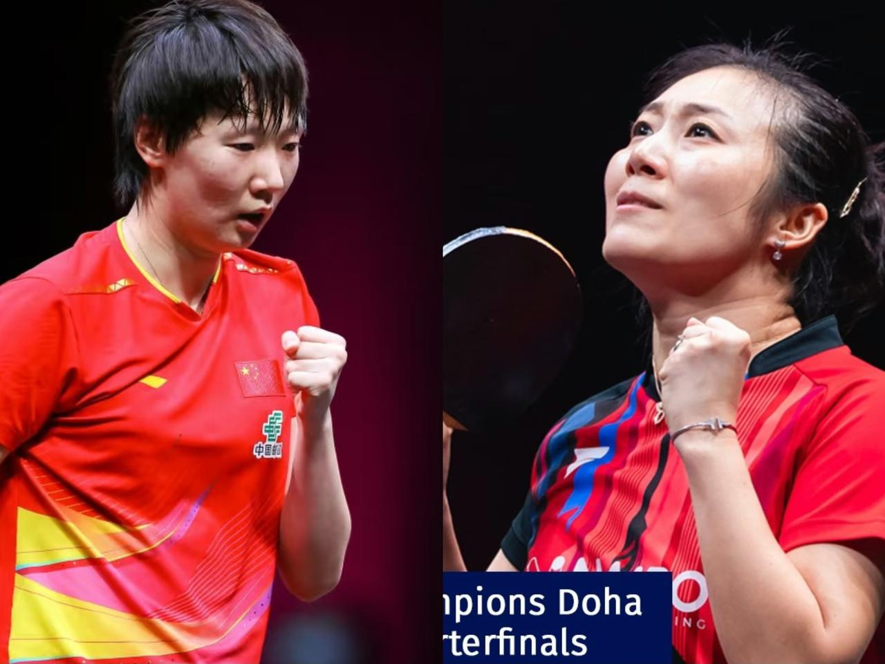 对不起王曼昱，

这次我要把掌声送给韩莹，

不是因为你输给了她，而是因为她明明