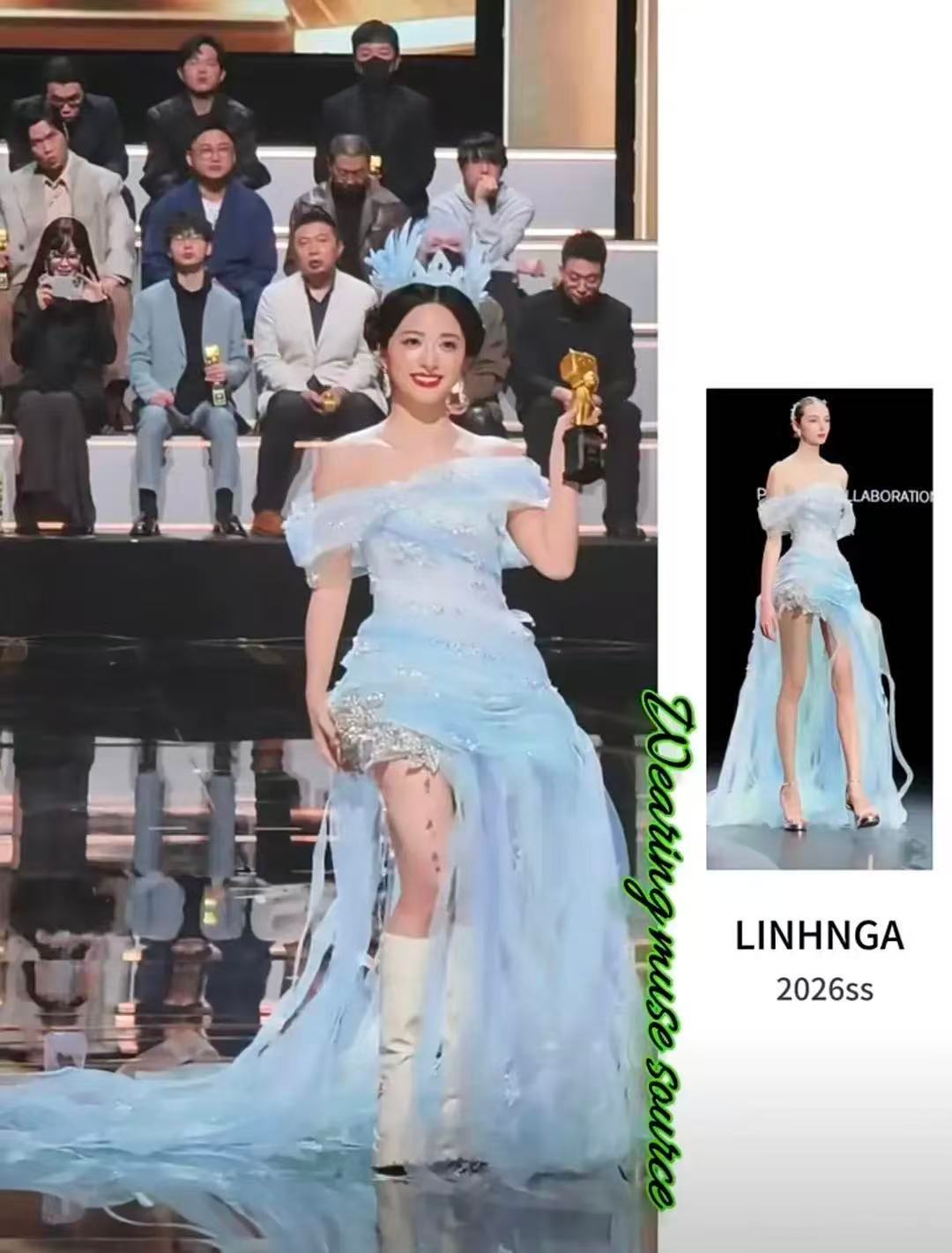 沈月上身图vs模特上身图😂 