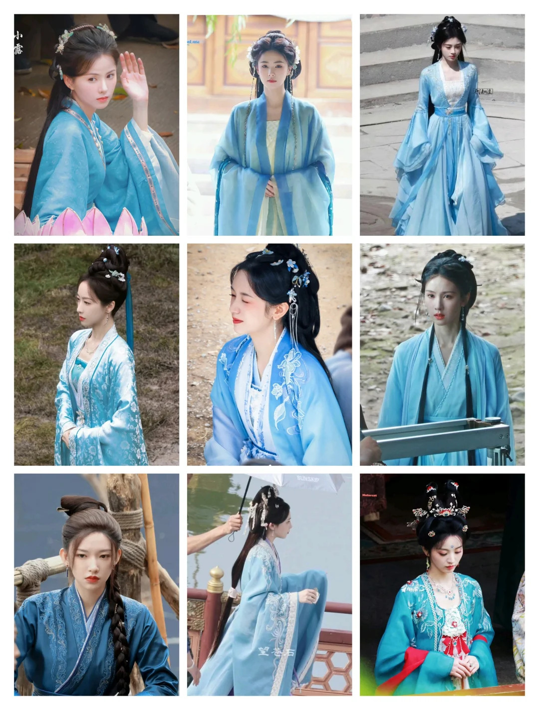 大海之蓝：淡雅又大气的蓝色造型