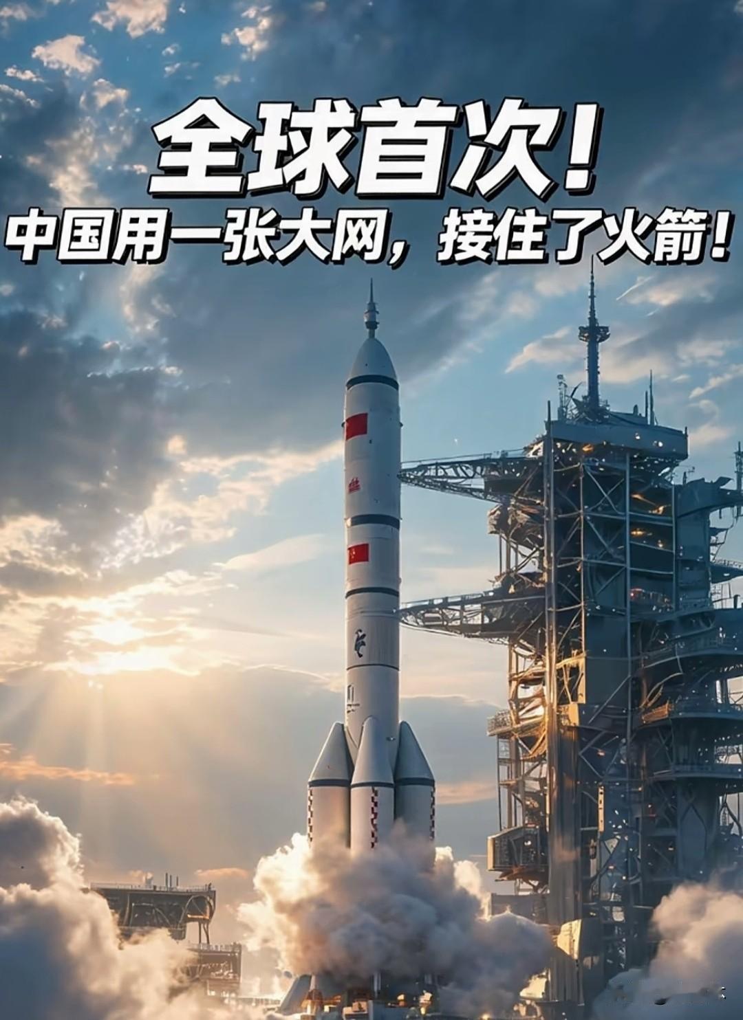 打破国外垂降回收路线
中国全新一子级网捕回收技术问世！

⊙火箭分一、二、三…级