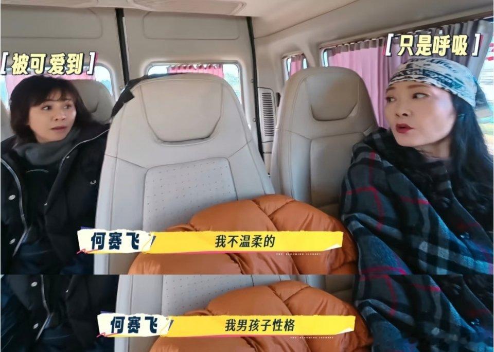 这几位姐都是很直爽，真性情的，到这个年龄不会再内.耗自己了。我觉得何赛飞老师没有