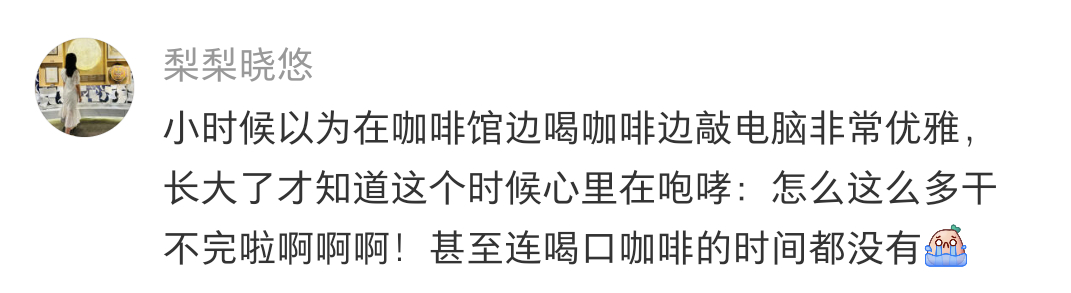 以前觉得掏出电脑办公的人很高级 