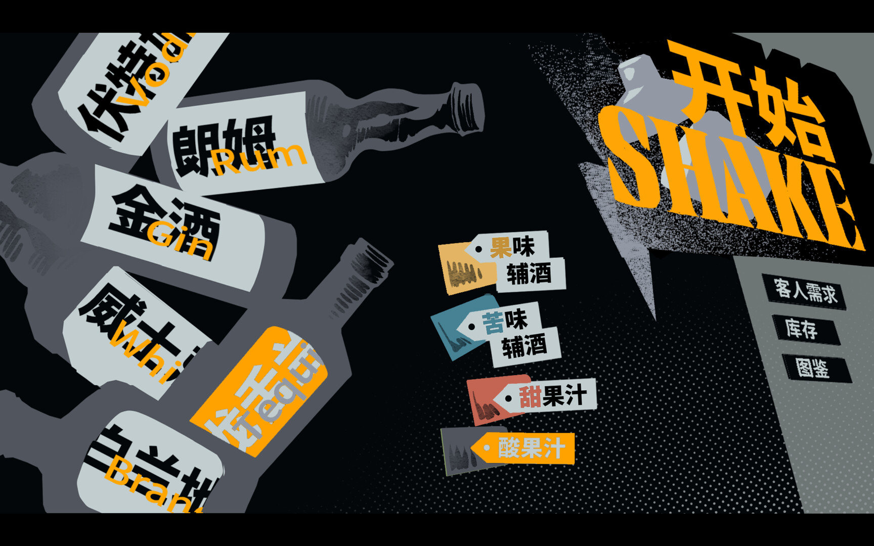 可自定义性别的角色扮演游戏《今夜为您特调》Steam页面公开，发售时间待定，支持