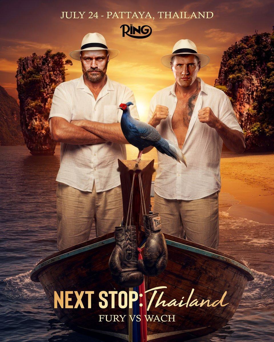 拳坛速递 为什么我对于富里（Tyson Fury）的这个海报 有种 “勇闯夺命岛