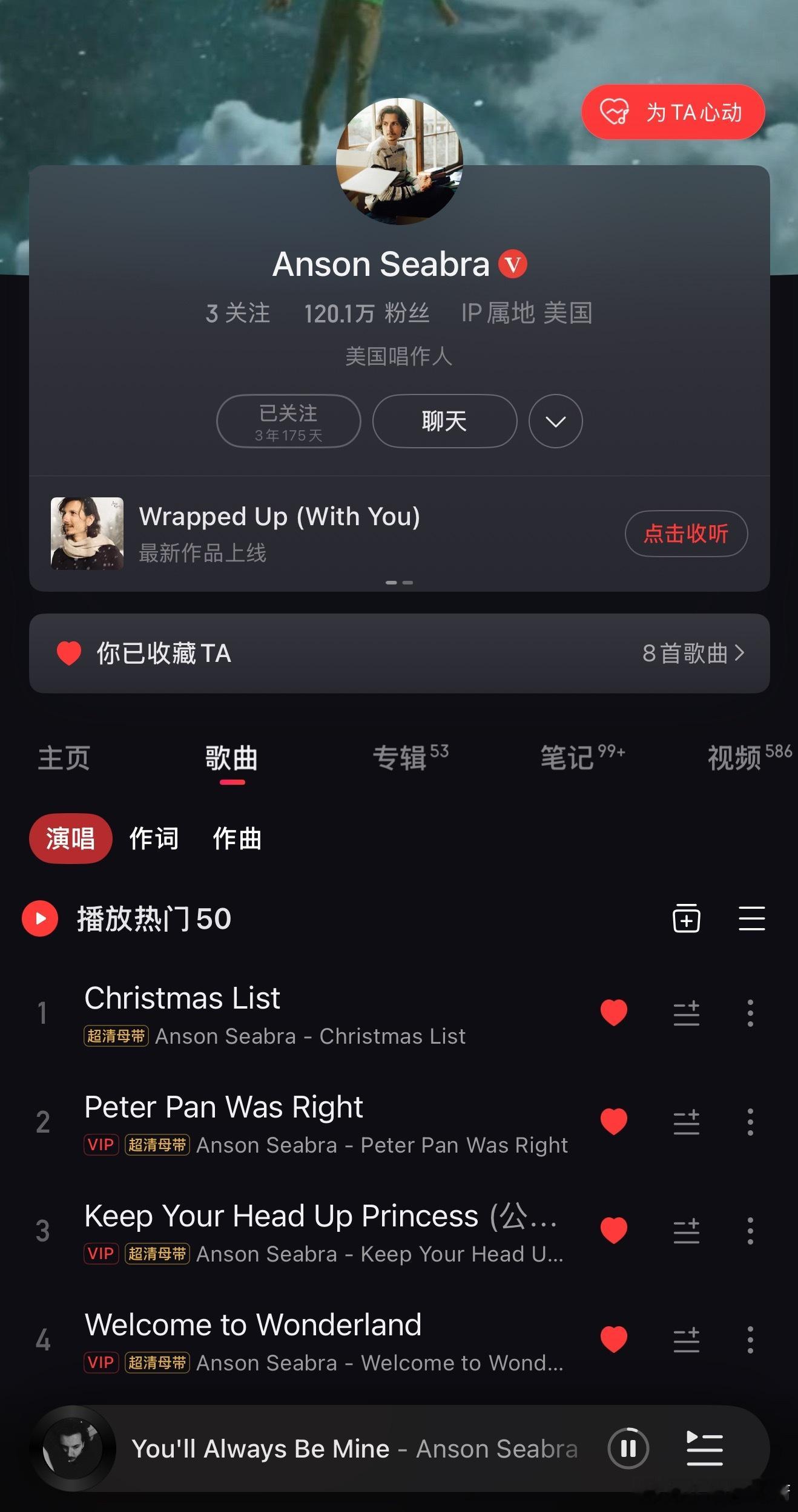 最爱的英文歌手 没有之一治愈太多的日日夜夜 