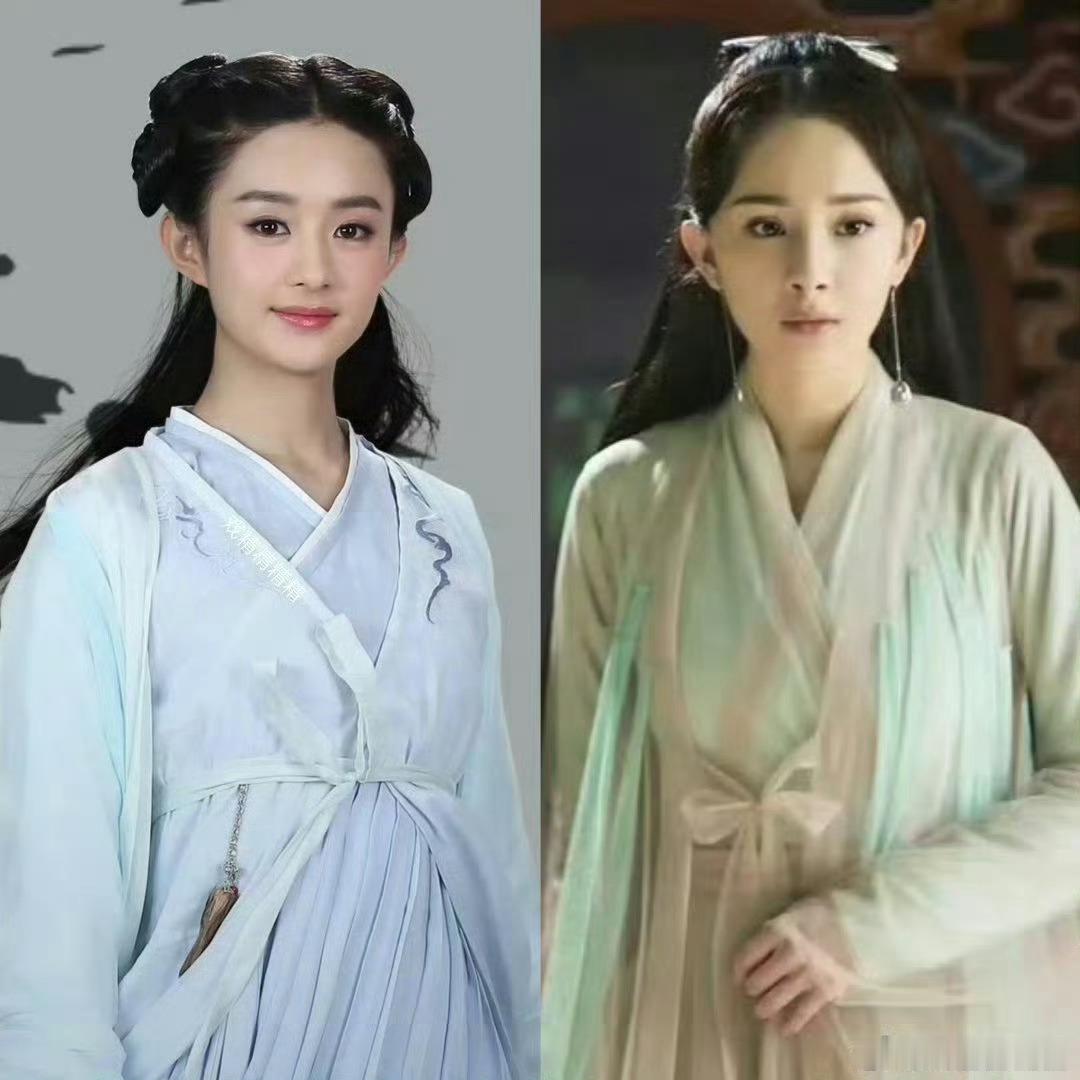 赵丽颖27岁演的16岁花千骨杨幂好像30岁演的三生三世十里桃花，都好美啊