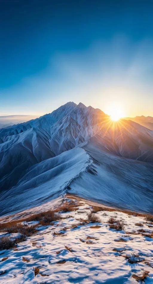 青海拉脊雪峰