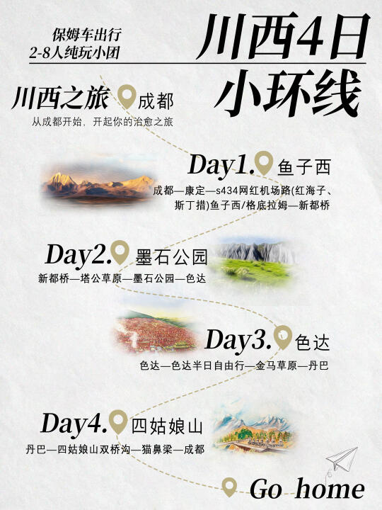 🏕️川西4日小环线丨色达之旅⛩️2-8人纯玩团