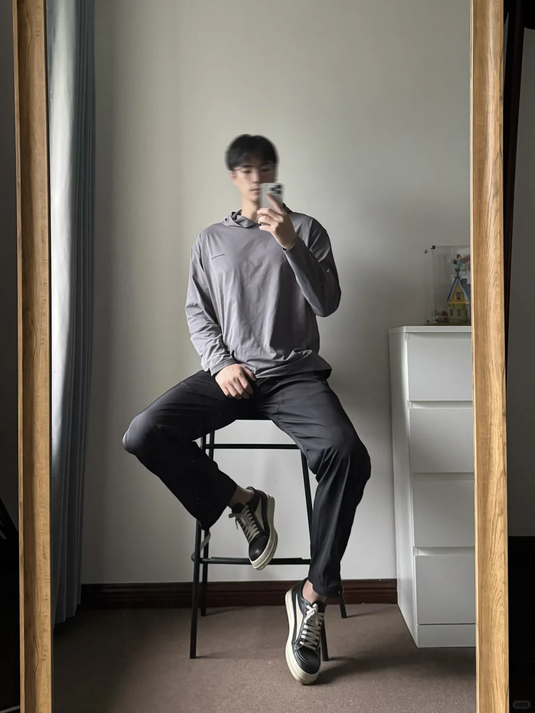 ootd 灰色系｜最近很爱速干透气材质的衣服