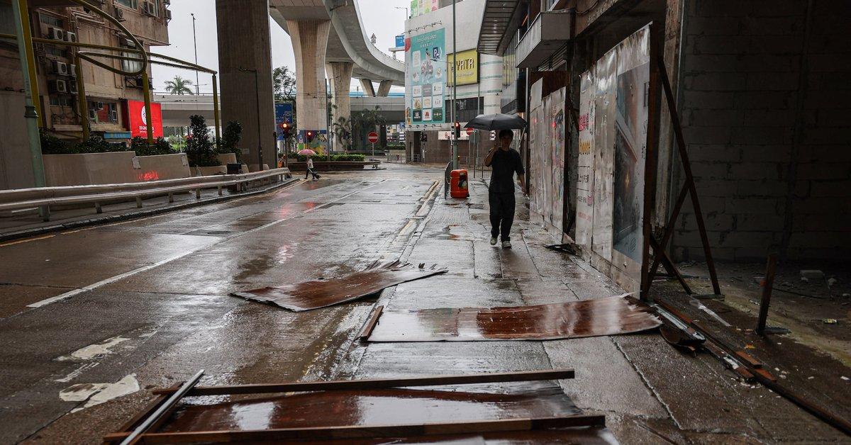[To learn English]
Typhoon Noul will dum