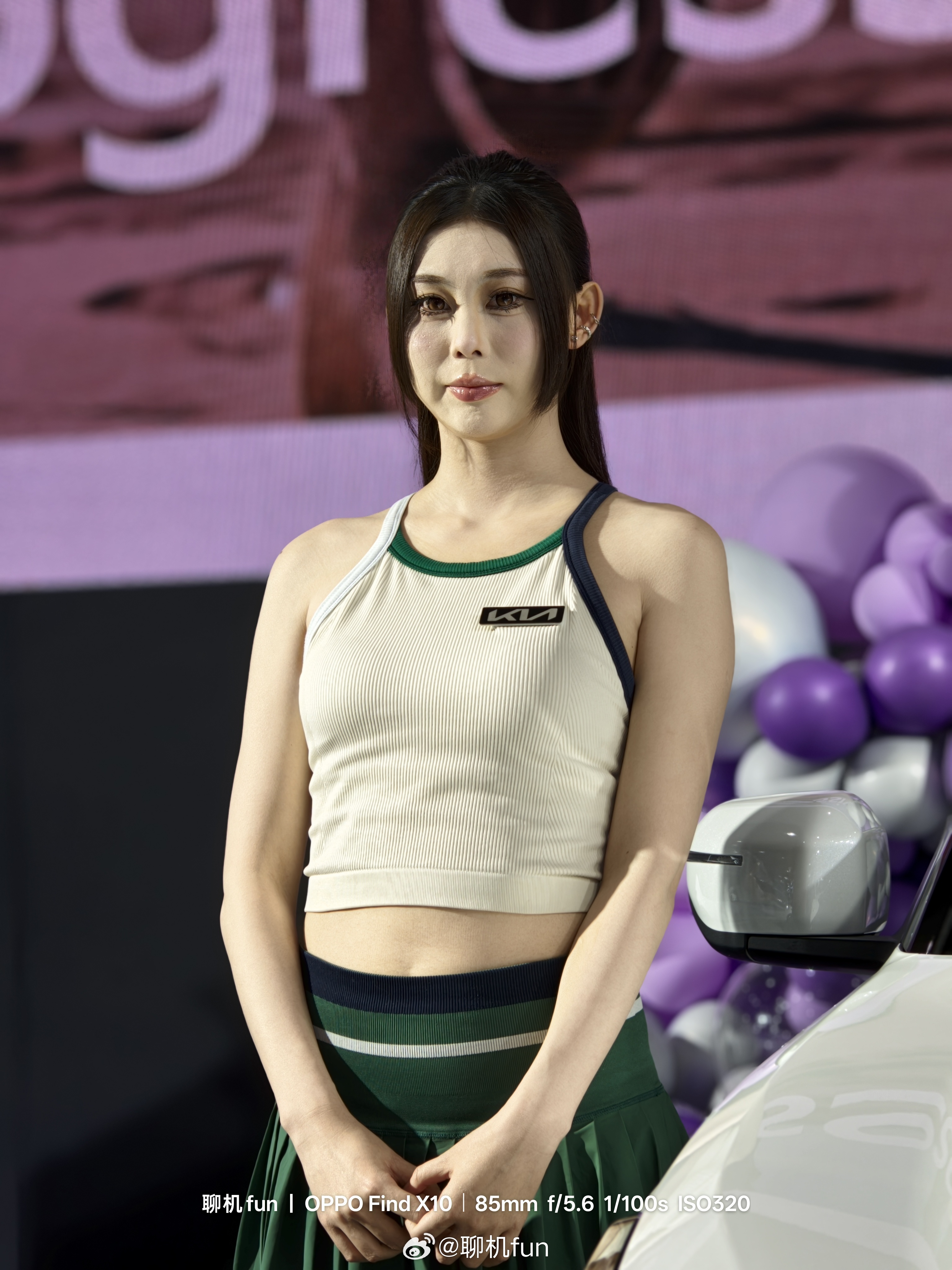 车展这组运动风，原相机拍出来才有那股鲜活劲。建议女孩子多用原相机拍照这次是运动风