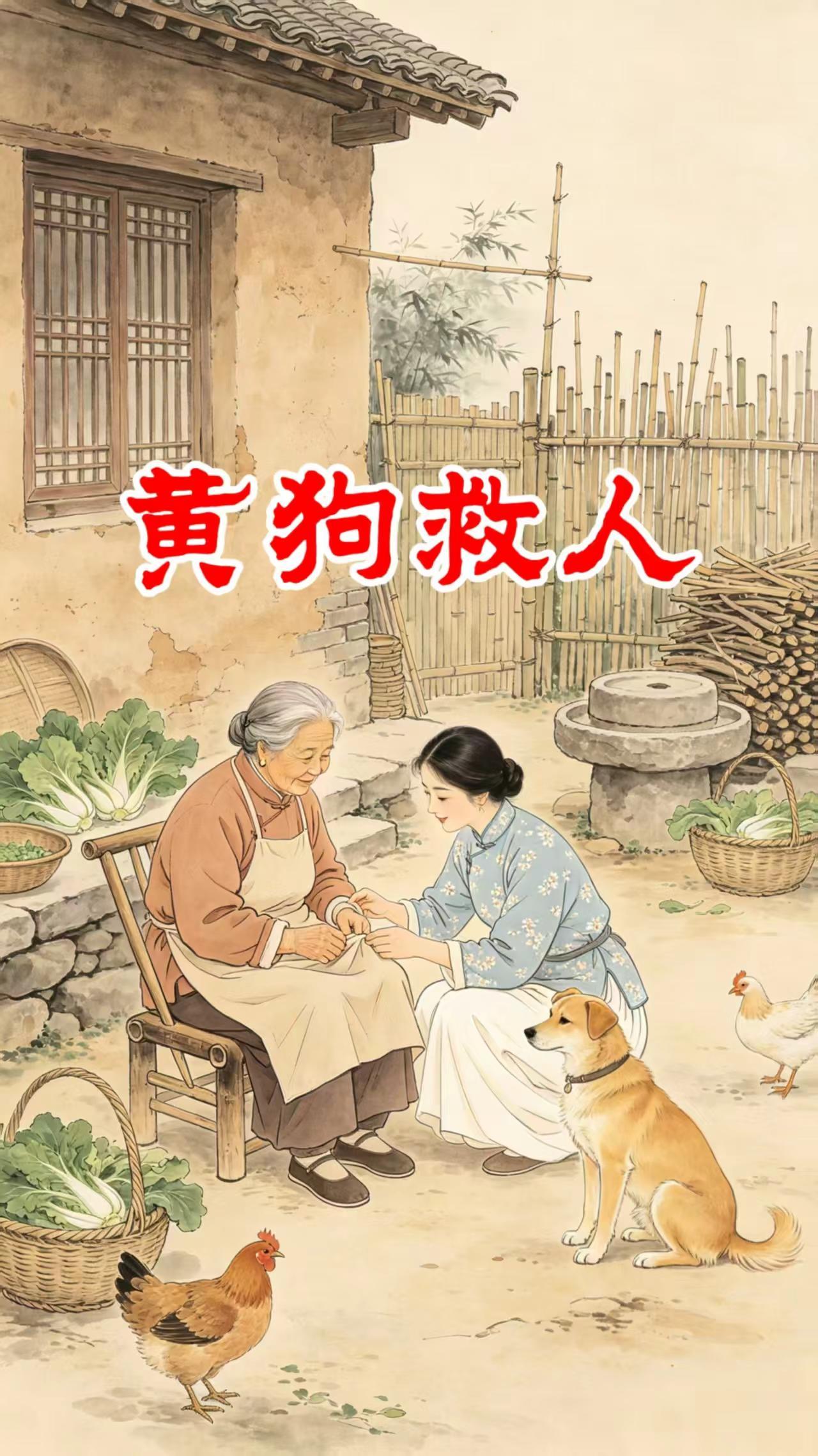 《黄狗救主》民间故事民间故事正能量 奇闻异事正能量 @民间剧场