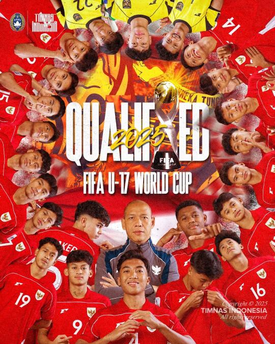 🍋印尼连胜韩国也门出线，直通U17世界杯