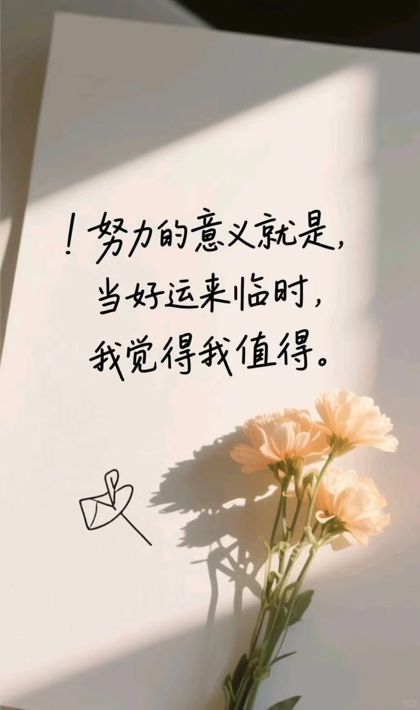 努力的意义，不是要鹤立鸡群，而是要离开那群鸡。上层社会人捧人，中层社会人挤人，下